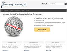 Tablet Screenshot of learningcontexts.com